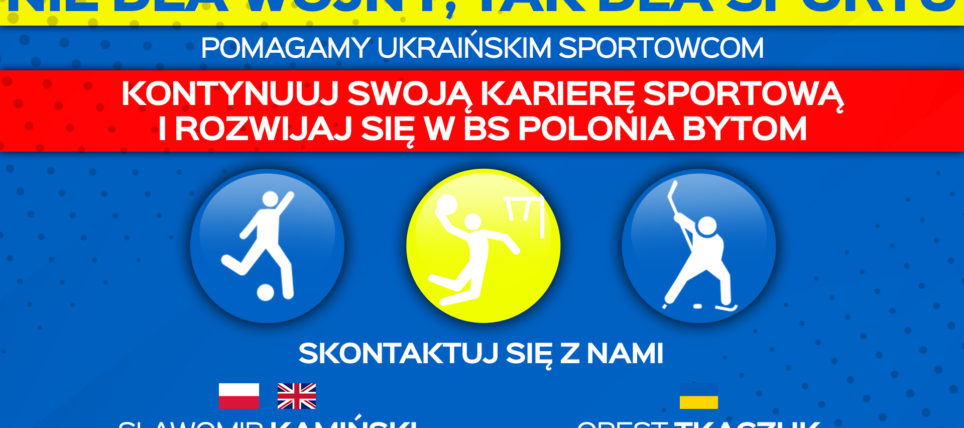 Nie dla wojny, tak dla sportu – pomoc ukraińskim sportowcom